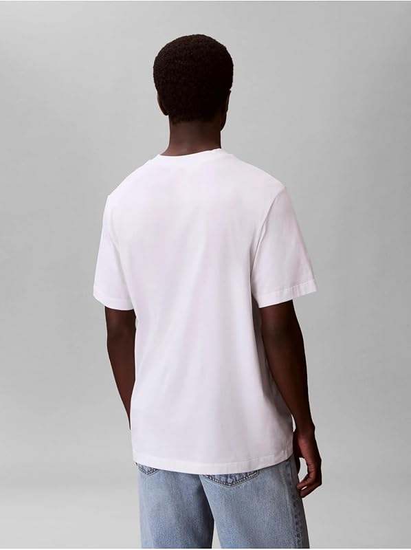 Herren T-Shirt Kurzarm Sportswear mit Rundhalsausschnitt, Weiß (Bright White), M