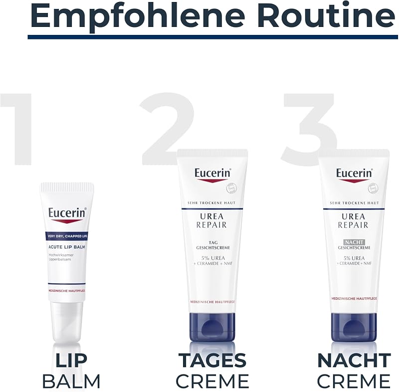 UreaRepair Acute Lip Balm 10 ml, Lippenpflege für trockene Lippen