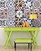 Backsplash Tile Stickers 24 PC Set Authentic Traditional Talavera Tiles Stickers Bathroom & Kitchen Tile Decals Easy to Apply Just Peel and Stick Home Decor 4x4 Inch (Bathroom Tiles S1)