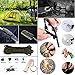 Emergency Survival Kit 13 in 1- Outdoor Survival Gear Tool for Wilderness/Trip/Cars/Hiking/Camping gear - Paracord,Wire Saw, Emergency Blanket, Flashlight, Tactical Pen, Water Bottle Clip ect