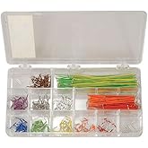 Jameco Valuepro WJW-60B-R Wire Jumper Kit 350 Each 22 AWG, 14 Lengths 10 Colors 25 of Each Length