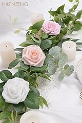 N&T NIETING Real Look 25Pcs Artificial Foam Roses with Stems for DIY Weddings view 4
