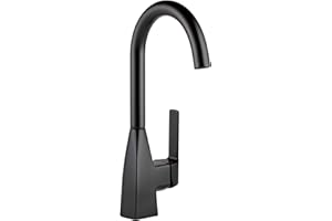 Peerless Xander Single-Handle Bar-Prep Kitchen Sink Faucet, Matte Black P1819LF-BL