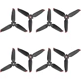 Craznick Propellers for DJI FPV Blades - 8Pcs Props Quick Replacement Spare Part Low Noise Props Wings for DJI FPV Drone Accessories Red Tips
