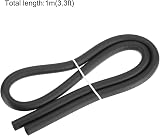Sourcing Map Foam Tubing 3mm ID 11.5mm OD 1m Black for Handle Grip NBR view 2