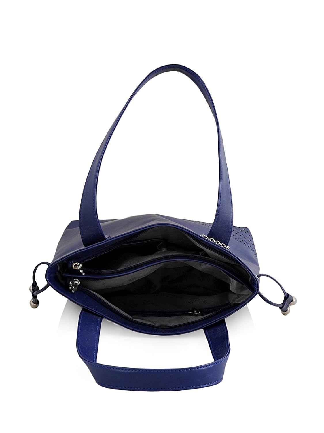 butterflies women's handbag (blue) (bns 0608bl)