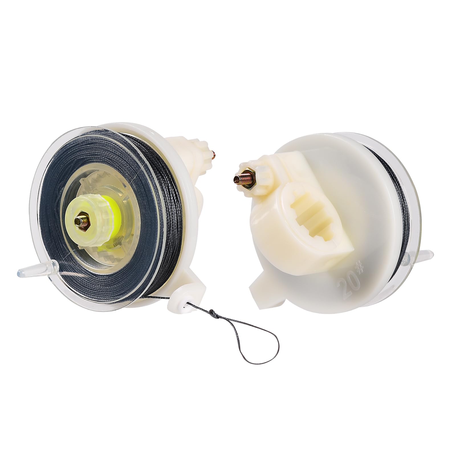 Kevlar Trip Wire on Reusable Reel (85ft), 12 Gauge Kevlar Line for Camping Perimeter Alarm and Early Warning Security Trip Alarm