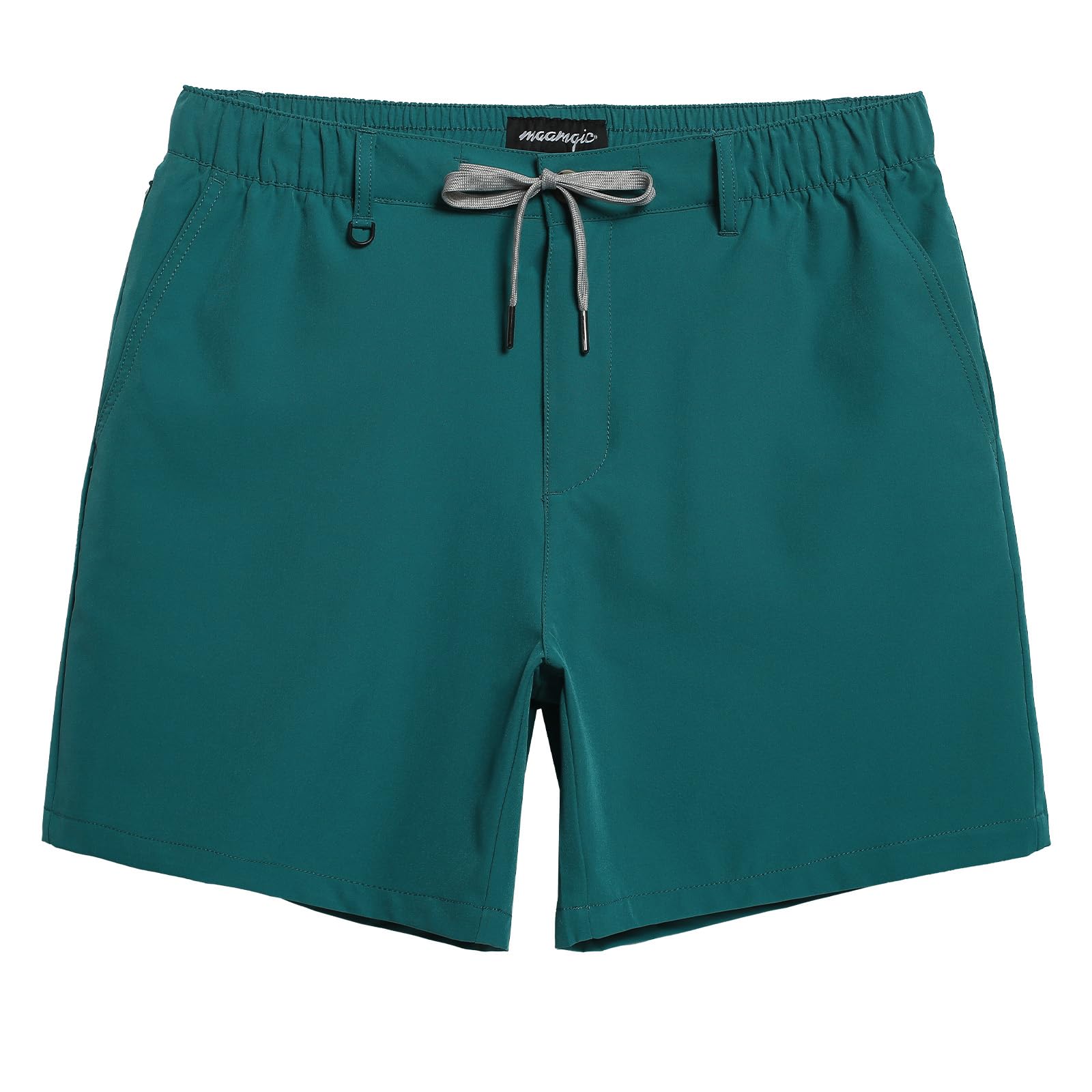 maamgic Men's 5 Inseam Shorts Casual Classic Fit Short Men with Multi-Pocket Mens Workout Shorts Hybrid Quick Dry Shorts Image