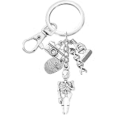 UJIMS Forensic Scientist Gifts Crime Scene Investigator Keychain CSI Police Gift Investigation Analysts Keychain Specialist Gifts (CrimeSceneKeychain)
