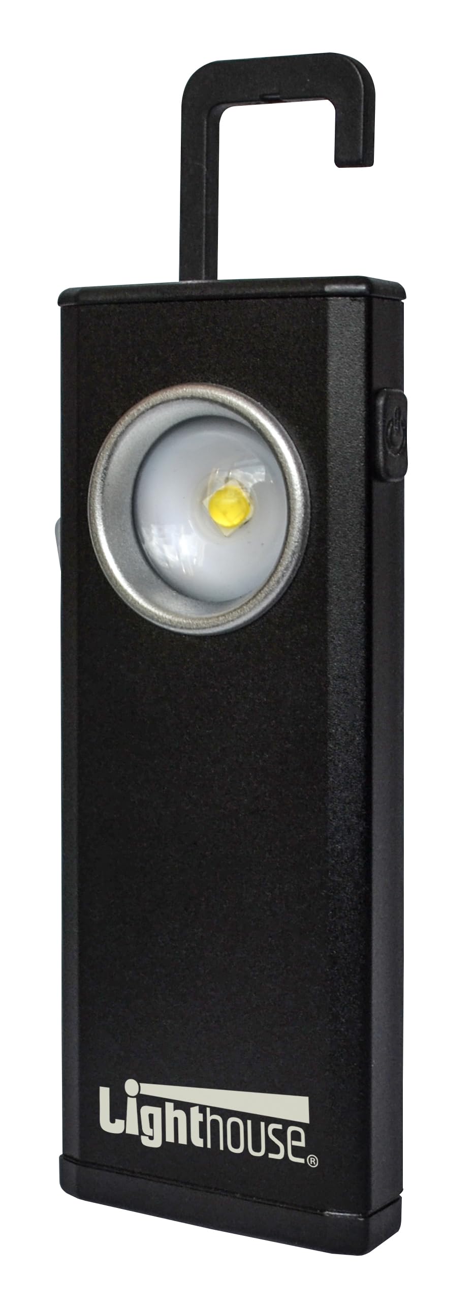 Lighthouse Torches L/HEM10BLKR Rechargable LED Mini Lamp 500Lm with up to 10 hr Run time, Black
