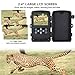 AUCEE Hunting Camera, 12MP 1080P Full HD Trail Camera Infrared Wildlife Camera with Night Vision up to 65FT, 2.4 inch LCD Screen and IP56 Waterproof Game Cam for Wildlife Monitoring