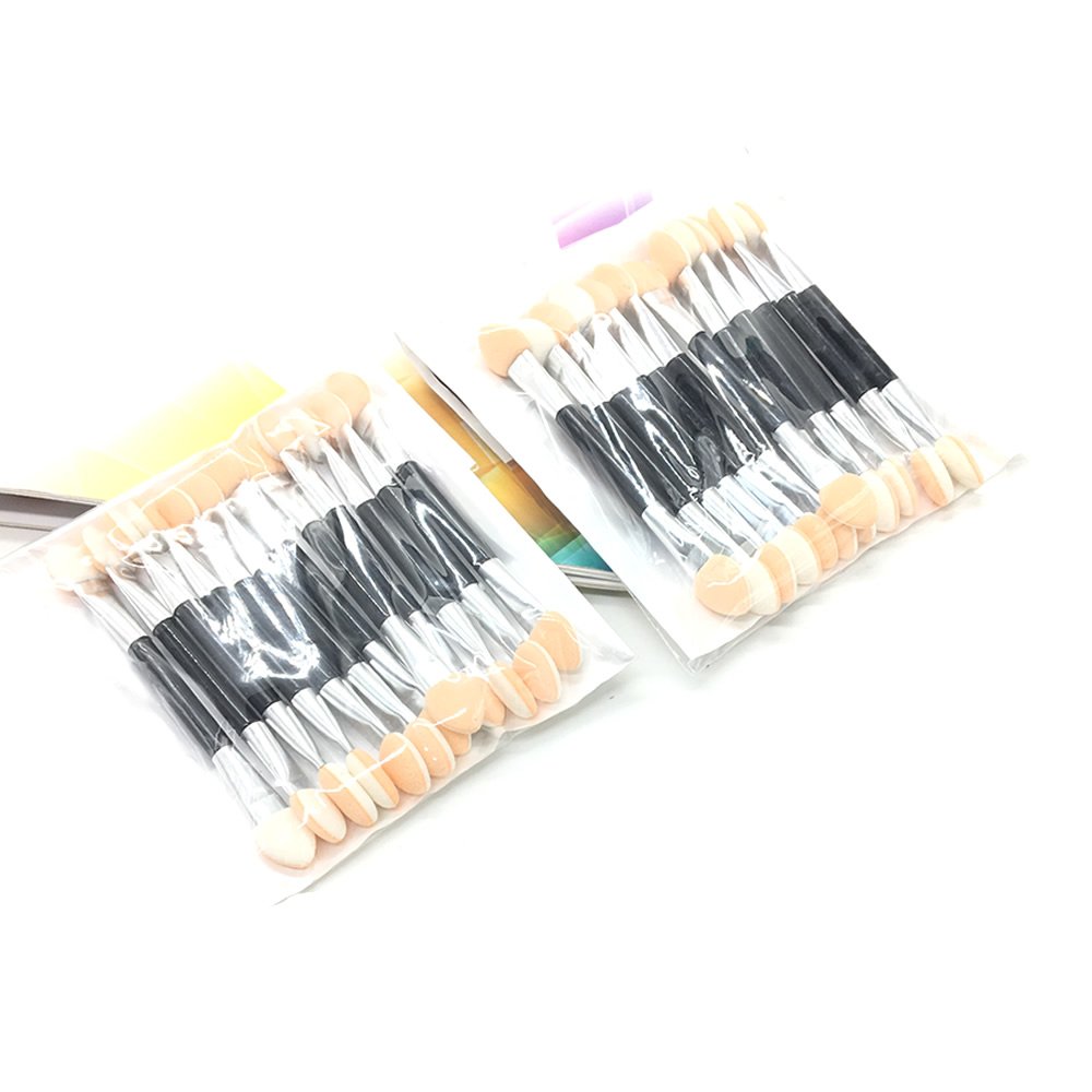 Gonioa 24PCS Foam Dual Sided Eye Shadow Eyeshadow Brush Sponges Applicators,Tipped Oval Makeup Applicator: Beauty