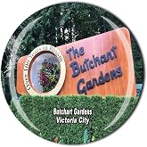 Butchart Gardens Canada Fridge Magnet Souvenir Gift Crystal Magnetic Sticker Collection