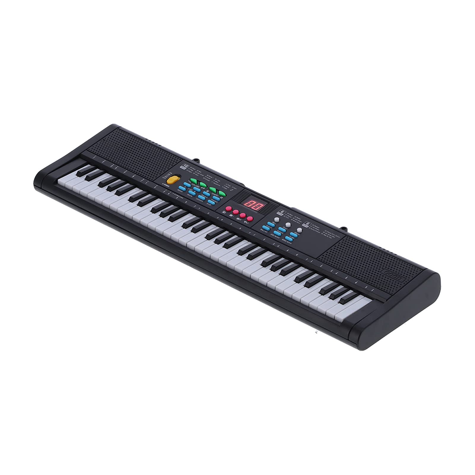 Keyboard Piano, Earphone Jack MQ6186 Electric Piano 61 Keys USB for Performance for Beginner Child Adult