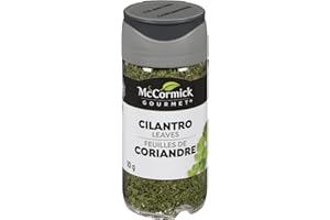 McCormick Gourmet (MCCO3), New Bottle, Premium Quality Natural Herbs & Spices, Cilantro Leaves, 10g