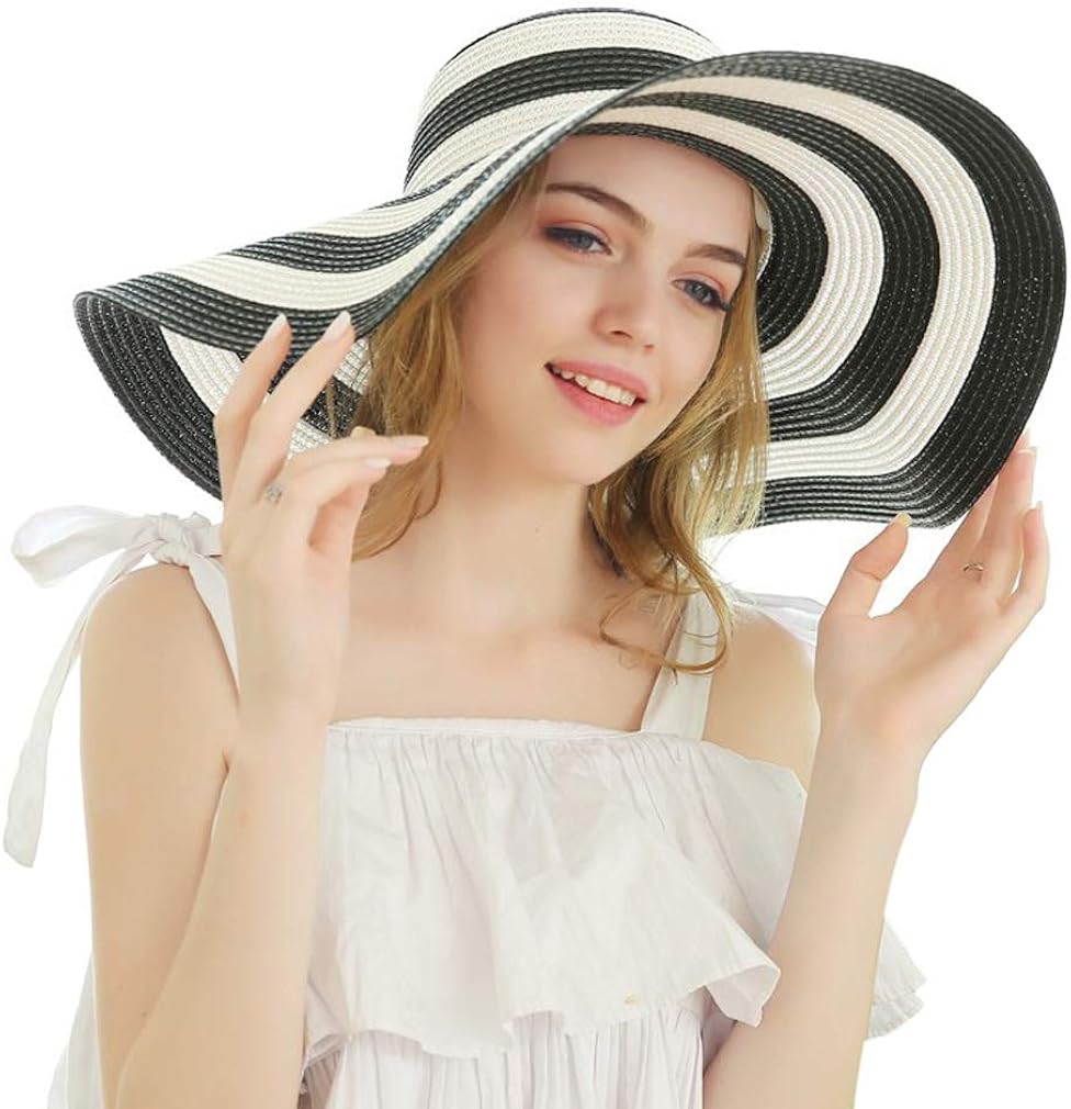 big white sun hat