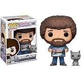 bob ross funko pop keychain