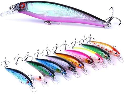 Amazon A Szcxtop ルアーセット 12g 11cm 10個セット 超人気 ミノーの餌 釣り 実績の爆釣カ フック アウトドア レーザー内 プラスチック ミノルヤ餌 シミュレーション ハードベイト A Szcxtop ルアー