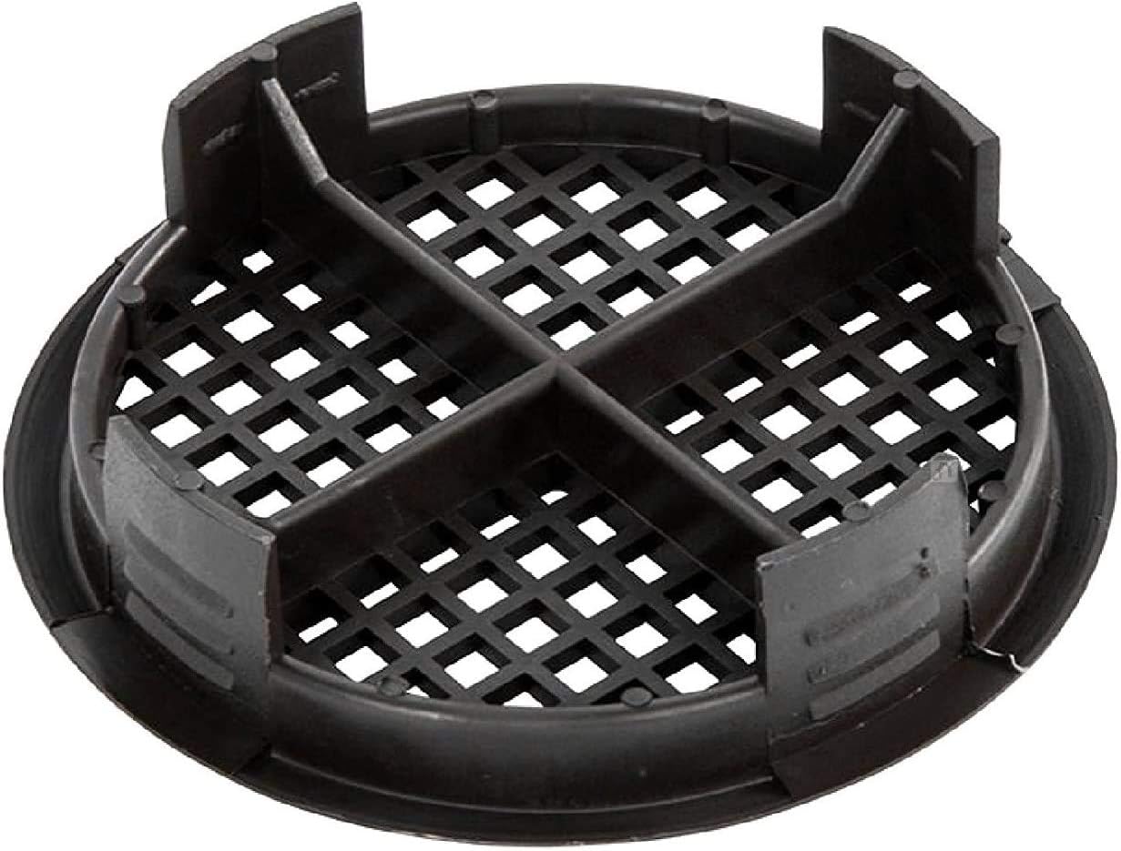 10 Timloc 1141 Black Plastic 70mm Round Soffit Air Vents BigaMart