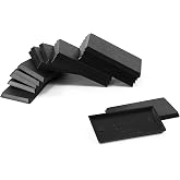 Evemodel Rectangle Model Bases Black Plastic for Wargames Table Top (25 * 50mm-40pcs)