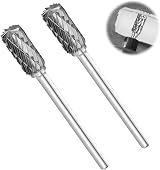 Tinshow Carbide Die Grinder Bits Set 2 Pcs High Speed Double Cut Tungsten view 7