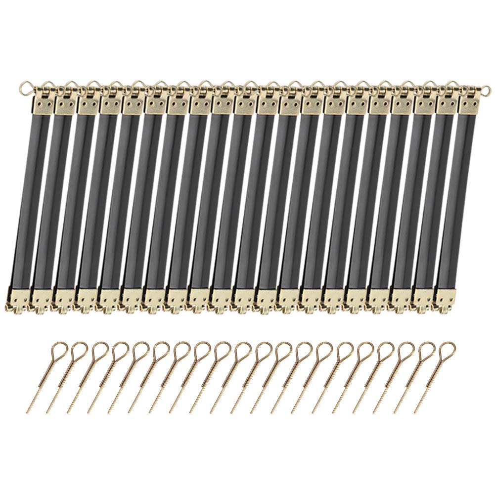 Cikonielf 20PCS Metal Purse Flex Frame Internal Flex Frame Kiss Clasp Bulk Wallets Flex Frames for DIY Craft 12cm