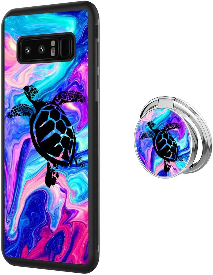 Samsung Galaxy Note 8 case Sea Turtle Full Body Case with Holder Ring Cover Protector Heavy Duty Protection case Shockproof case for Samsung Galaxy Note 8