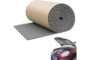 Acoustic Foam Panels, Egg Crate Insulation Mat, Self-Adhesive Sound Proofing Foam Mat, High Density, Noise Acoustic Dampening
