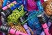 Neon Gangster Rock Star Party Dress Up Set - New Years Eve Costume Dress Up Accessories Bulk Pack of 36,12 Leopard Print Hats, 12 Inflatable Microphones, 12 Disco Ball Necklaces