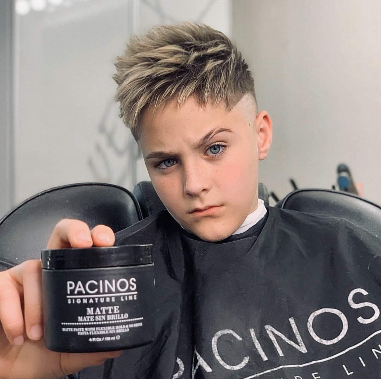 Pacinos Matte, Hair Paste with Flexible Hold & No Shine, Sculpting & Styling Wax for All Hair Types, Add Long Lasting Definition & Texture for a Natural Looking Hairstyle with No Flakes, 4 oz : Beauty