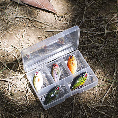 FOVONON Crankbaits Set Köder Angeln harte Köder Schwimmköder Boot Ozean Topwater Köder Kit Angelzubehör Elritze Vib Set… – Bild 4