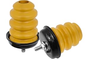 Hoypeyfiy 2Pcs Rubber Bump Stop, 15712438 High Shock Absorption Rubber Bump Stops, 523-049 Rear Frame Rubber Bumper Replaceme