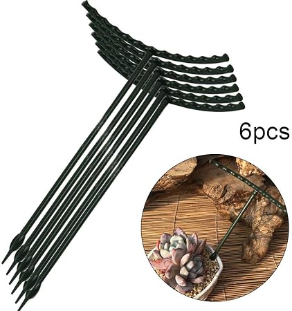 6PCS Garden Trellis Plant Support, Plastic Garden DIY Mini ...