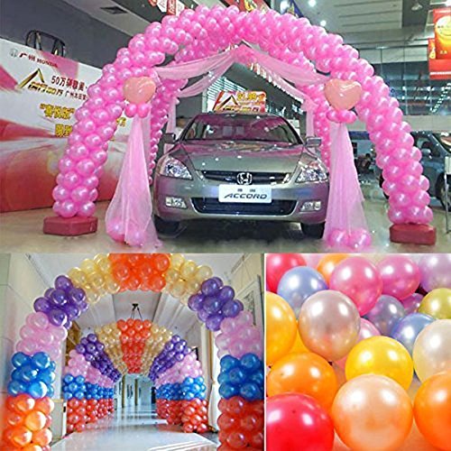 LONHEO Pink Latex Balloons 100pcs/lot 10 inch 1.8g Thick balloon Wedding Party Birthday Balls Classic toys christmas gift - Thumbnail 5