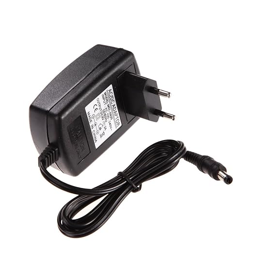 Demiawaking AC 100-240V Konverter Adapter DC 5.5mm x 2.5MM 9V 2A 2000mA Ladegerät Netzteil Adapter EU Stecker