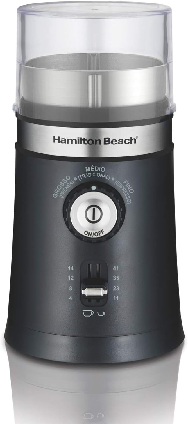 Moedor de Café Ajustável, Preto, 110v, Hamilton Beach por Hamilton Beach