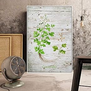 Floating Framed Canvas Wall Art for Living Room, Bedroom Plant Canvas Prints for Home Decoration Ready to Hang - 16x24 inches