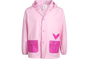 Lilly of New York Girls' Raincoat - Waterproof Rain Jacket - Hooded Slicker Raincoat for Infants, Toddlers, Girls (12M-6)