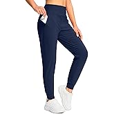Soothfeel Women's Fleece Lined Joggers Pants High Waisted Water Resistant Thermal Sweatpants Winter Hiking Pants with Pockets