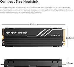 Timetec 1TB PCIe 4.0 Heatsink Gaming SSD NVMe PCIe