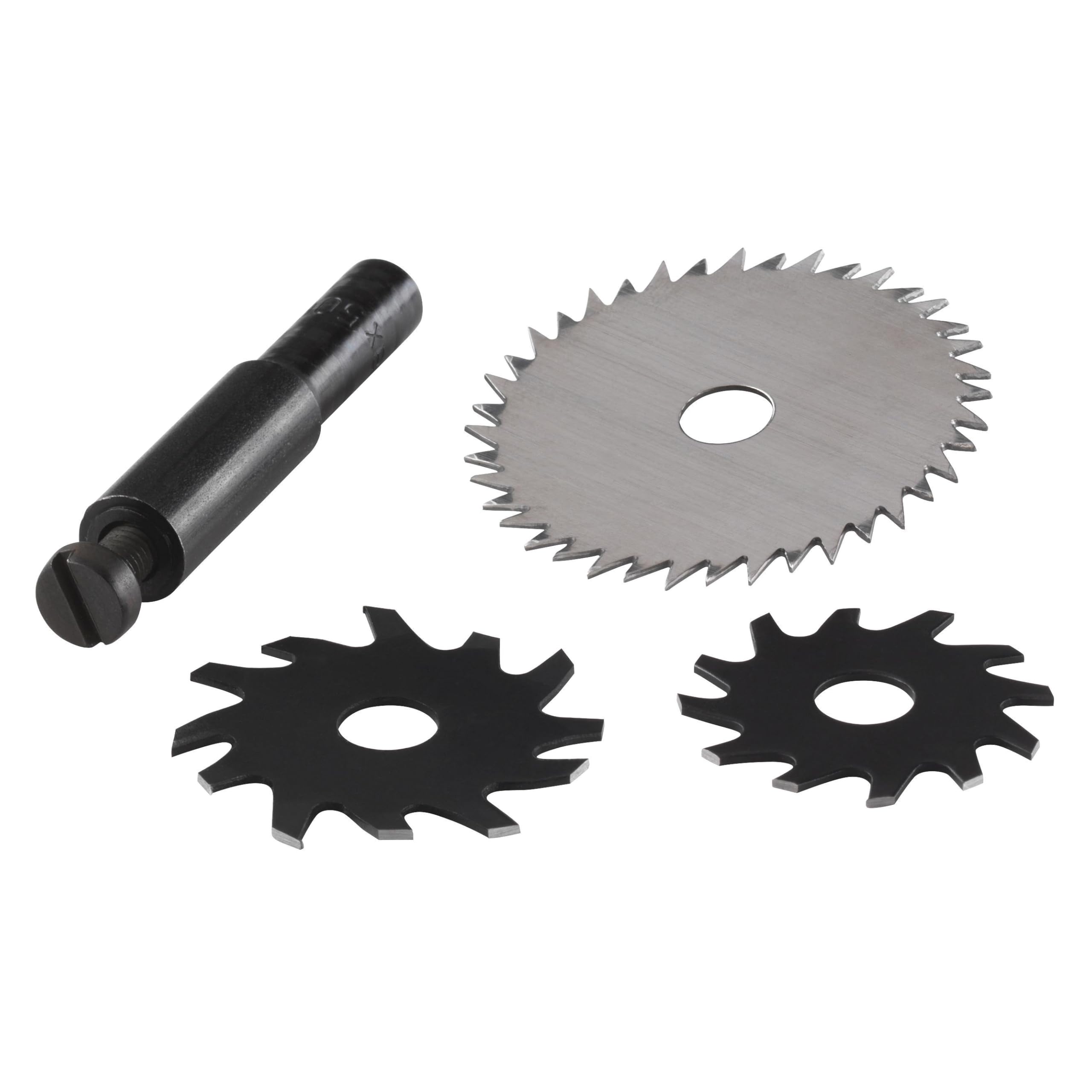 wolfcraft Universal bit Set Made from Tool Steel, 4 pcs. I 3253000 I Cutters Made from Tool Steel for milling Hardwood and softwood.