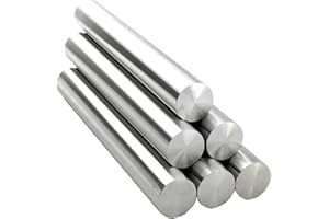 WKSTOOL Wokesi 4mm Diameter,3.93''(100mm) Overall Length,Pack of 3,HRC55,Round Micro Solid Tungsten Steel Rod Boring Bar For Burin CNC Endmill Lathe Router Bits Drills Burrs Maker (3pc 4.0 * 100mm HRC55)