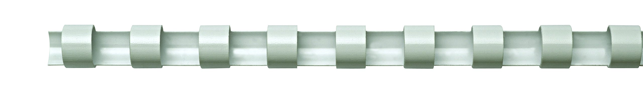 Fellowes Plastic Binding Combs, 32mm A4, 241-280 Sheet Capacity, 21 Oval Rings, White, Pack of 50 - Compatible with Comb Binding Machines