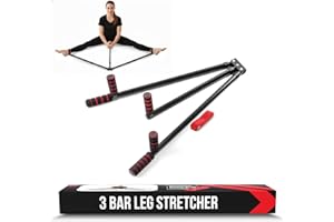 CHAMPS MMA Split Machine for Flexibility with Trainer APP – Adjustable 3 Bar Leg Stretcher to Boosts Range of Motion, Leg and Groin Flexibility with Split Stretcher Machine Timer, for Martial Arts, MMA, Yoga