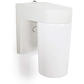 CORAMDEO Commercial Residential Modern LED Jelly Jar Light, Dusk to Dawn Photocell, Wet Location, Built in LED Color Select S