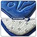 Effiliv Bathroom Rugs Set 5 Piece Memory Foam Mats + Eva Shower Liner, Extra Soft Anti-Slip Shower Large Bath Rugs – Happy Feet, Happy Life, Royal Blue