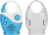 Rushbom Waterproof Shower Radio AM FM Speaker Top Handle Splash Proof Bathroom view 4