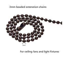 SmoTecQ Ceiling Fan Pull Chain, 120" Rust Proof