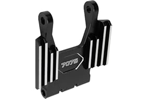 Phefop Front Faucet Support, Lightweight Aluminum Alloy, Enhanced Stability for LOSI 1/4 Promoto MX Motorcycle (Black)