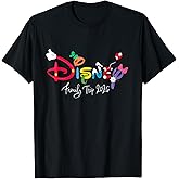 Disney Mickey & Friends Character Letters Family Trip 2026 T-Shirt